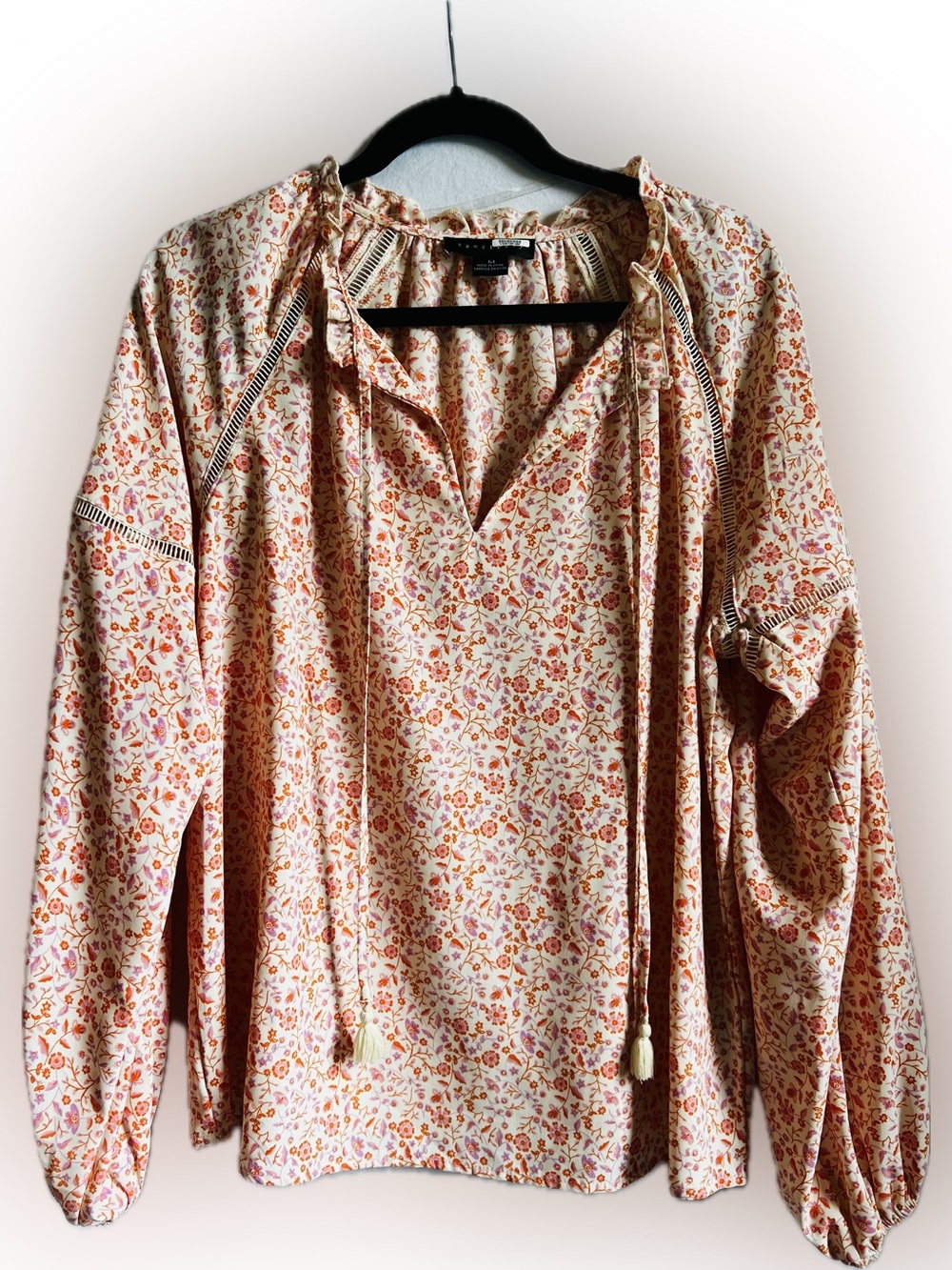 Sanctuary Floral Blouse - Pink & Peach